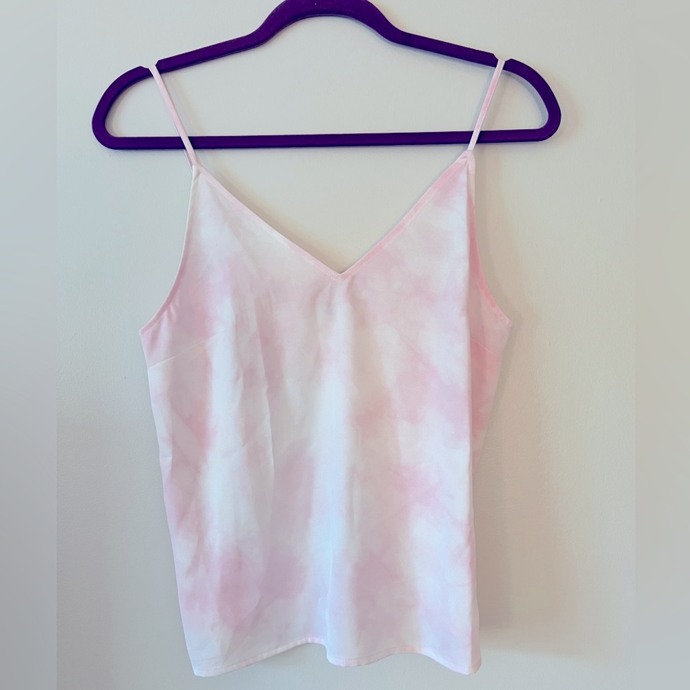 V-neck matte silk cami - NWOT